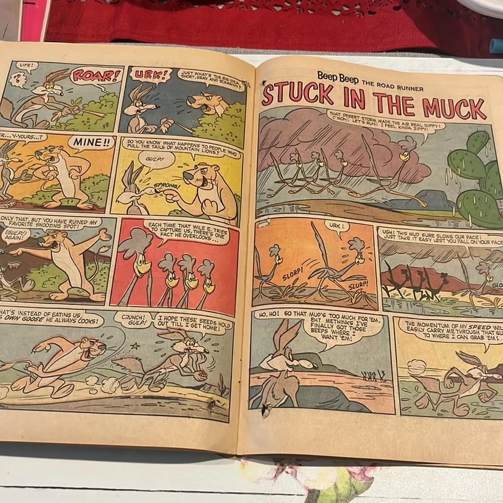 Vintage Beep Beep The Roadrunner Gold Key Comic Book April 1968
